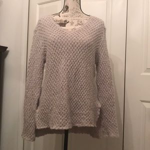 Merser & Taylor Equinox cream sweater. Sz M. NWT
